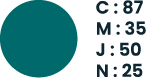 Couleur verte avec référence cyan magenta jaune et noir d'une charte graphique